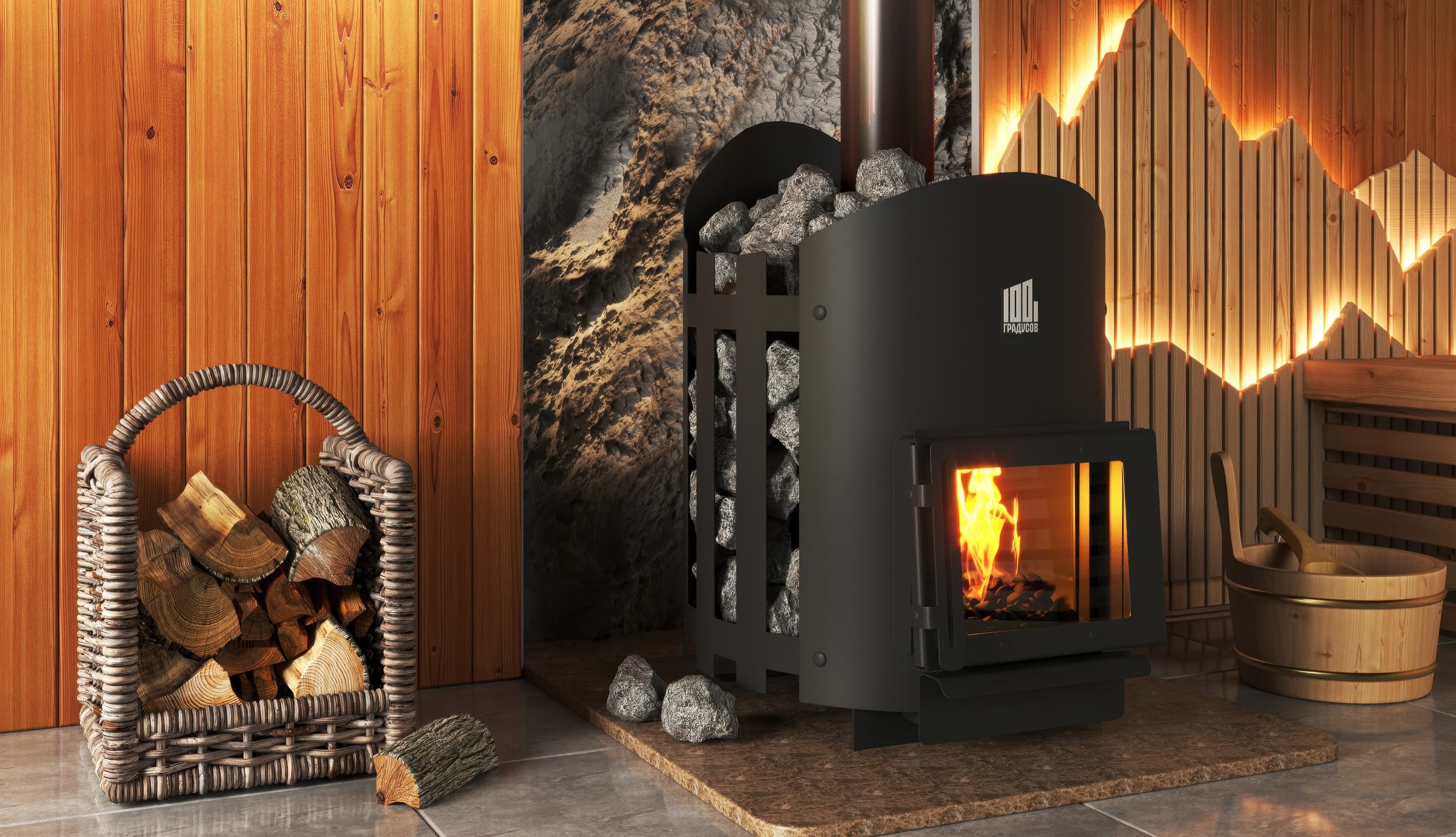 Картинка печи в бане